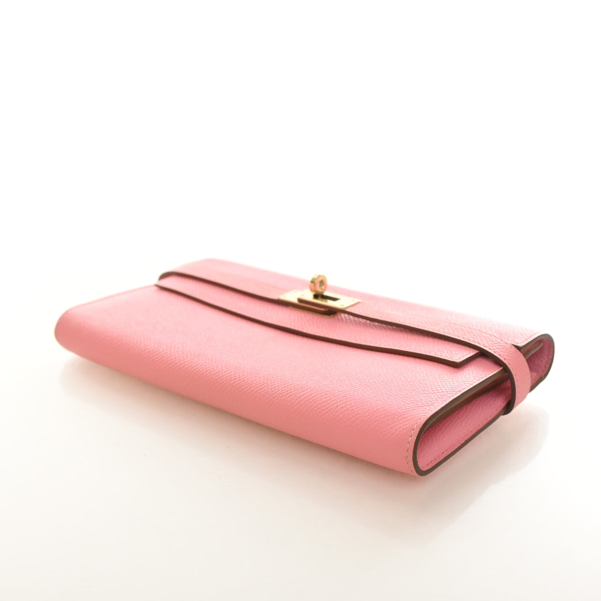 Hermes Rose Confetti Epsom Kelly Long Wallet, photo 7 of 12