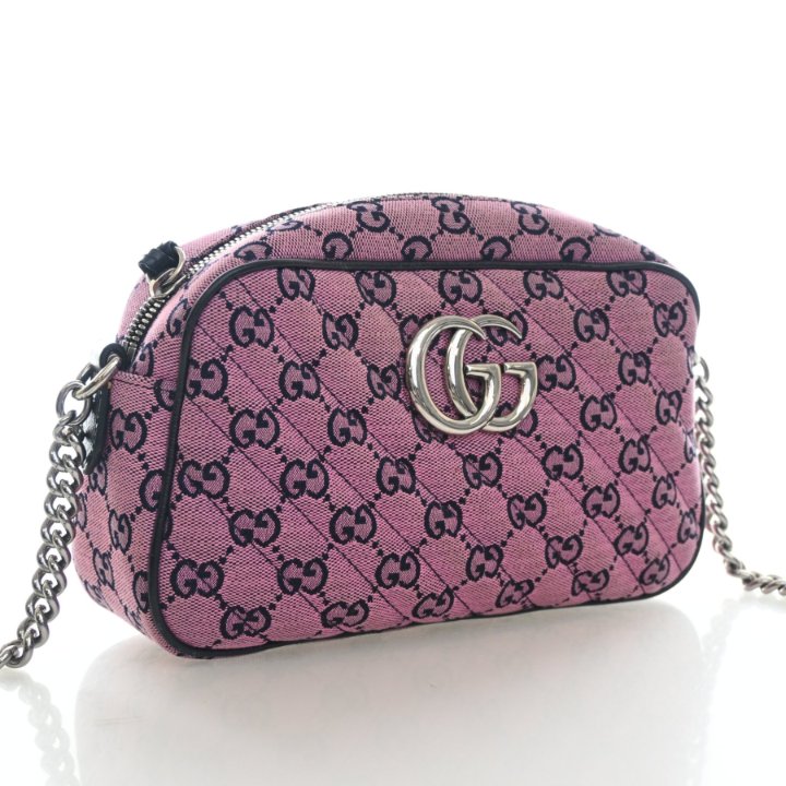 Gucci Small GG Canvas Marmont Camera Bag