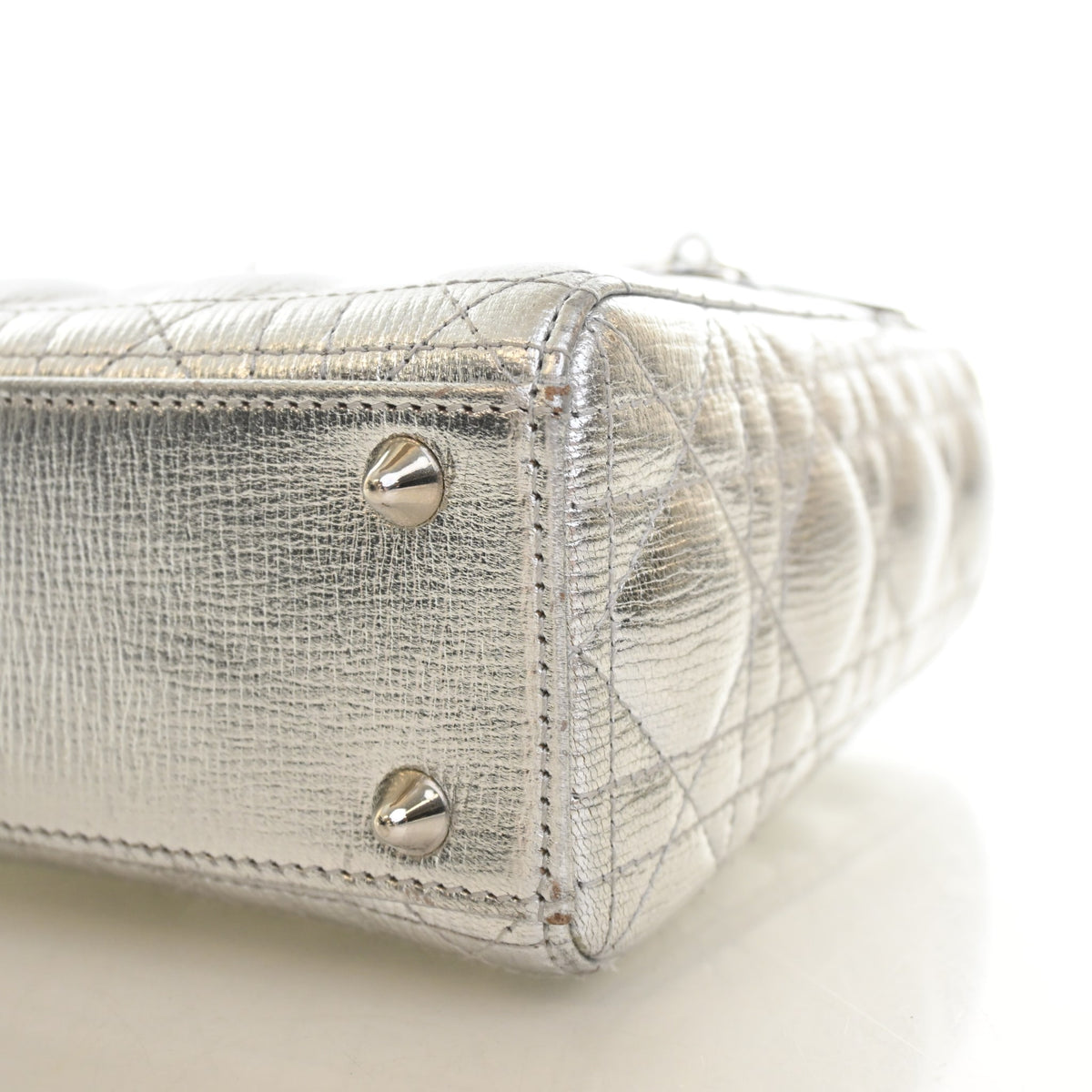 Pre-Owned Christian Dior My Lady Dior Small Calfskin Lucky Badges, base and feet view, photo 8 of 20