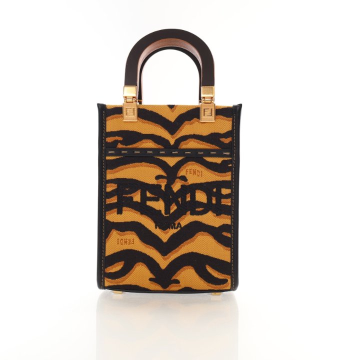 Fendi Mini Canvas Sunshine Shopper