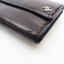 Chanel Vintage Brown Patent...