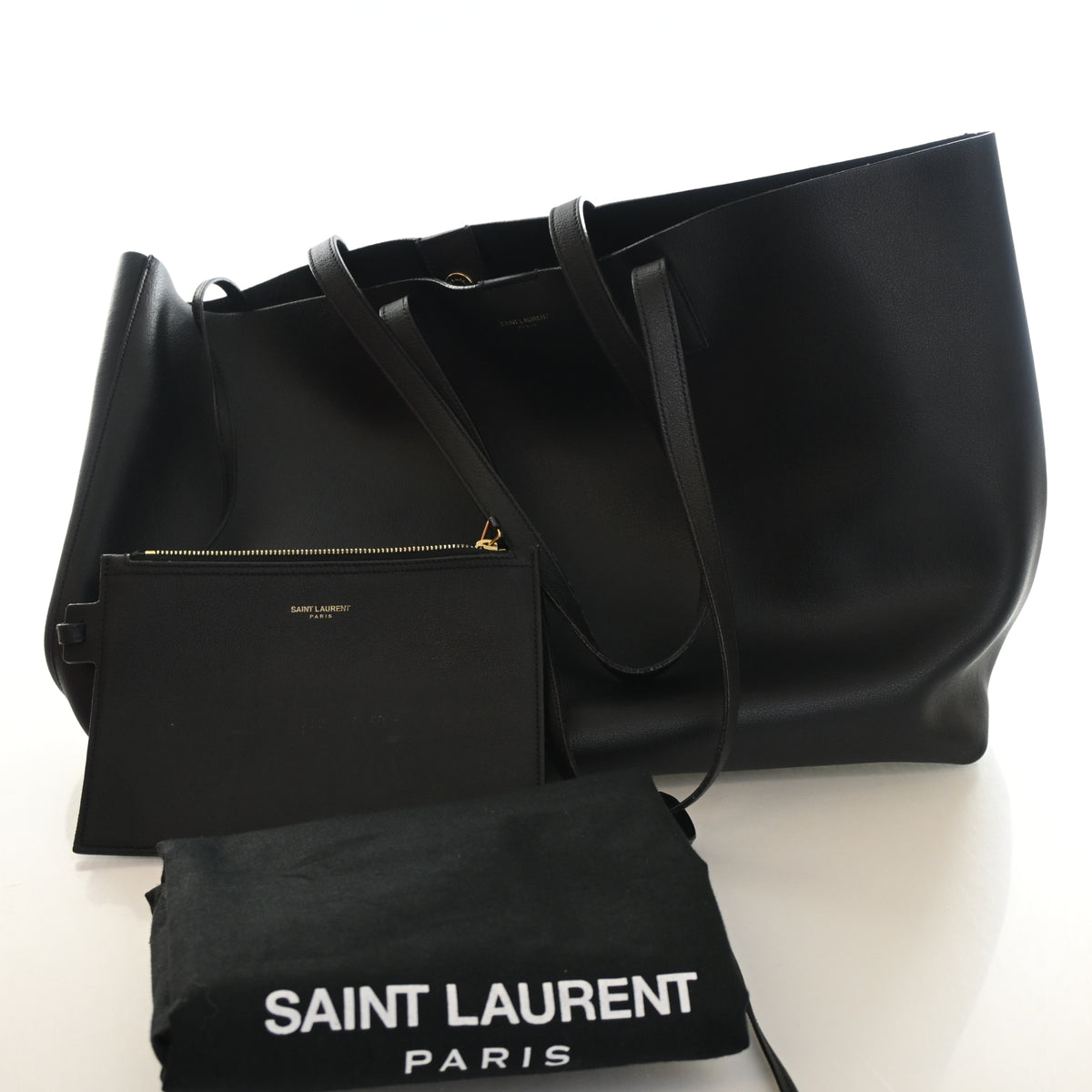 Saint Laurent Calfskin Shopping Tote, photo 17 of 17