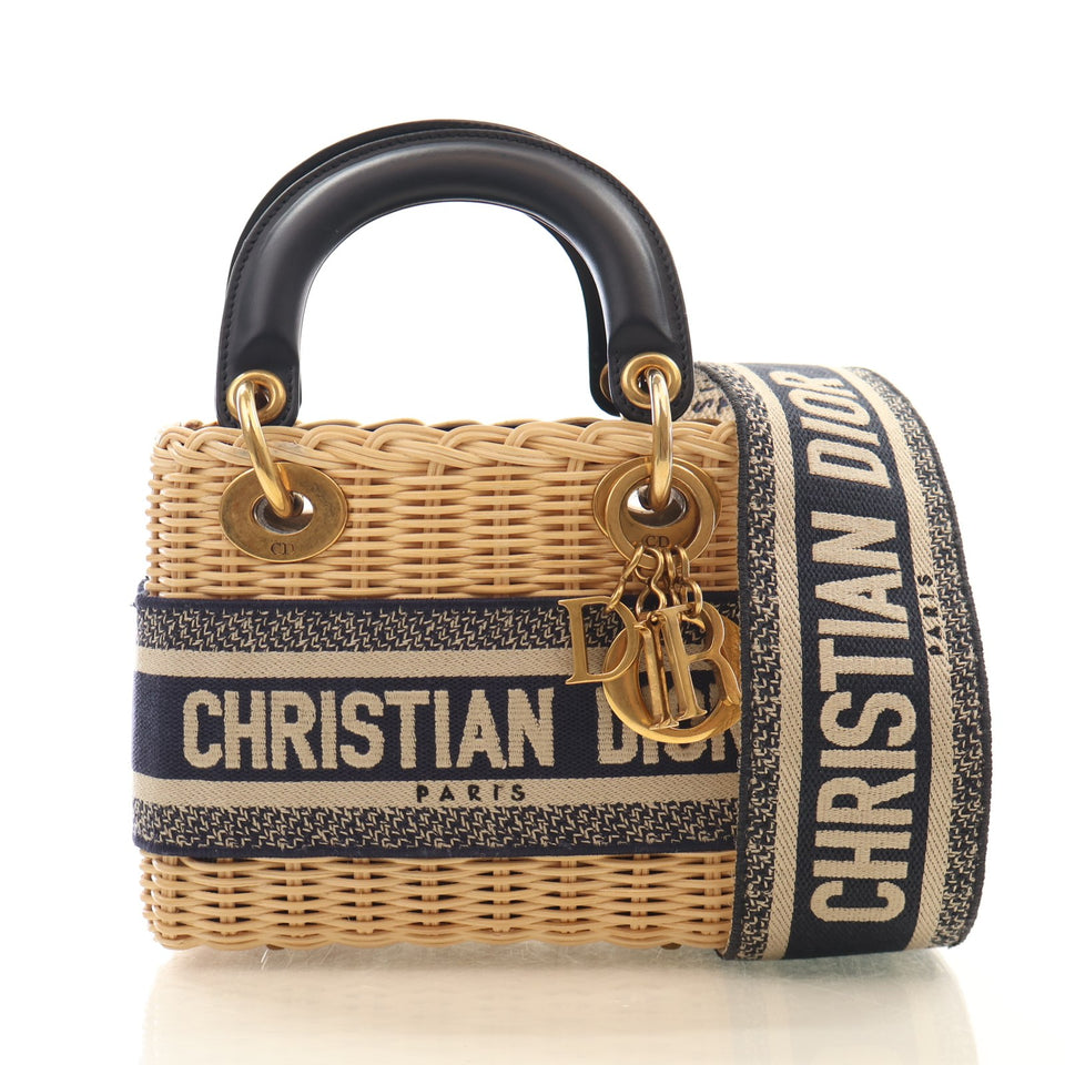 Christian Dior Mini Wicker Lady Dior