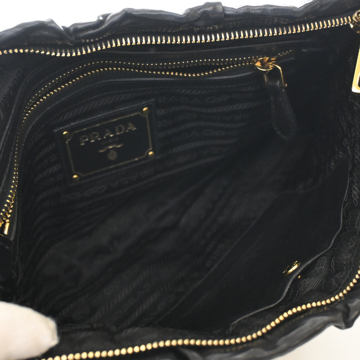 Prada Nappa Antique Bow Clutch, photo 11 of 13