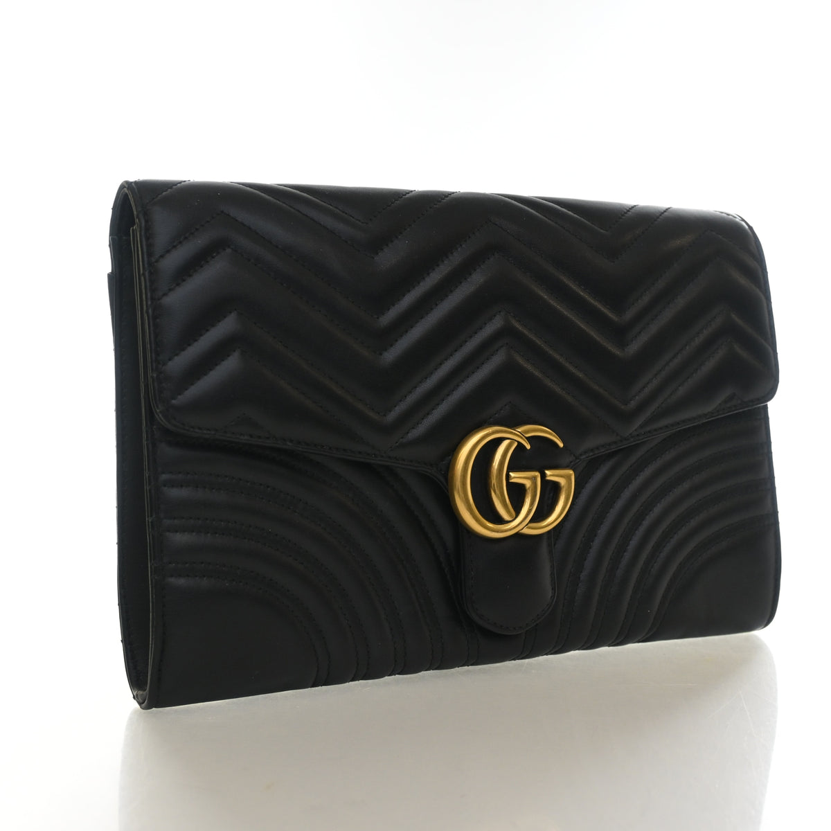Gucci Large Calfskin Marmont Clutch, photo 2 of 15