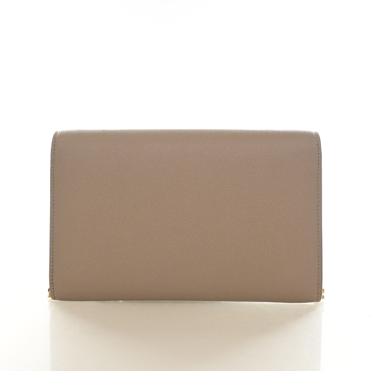 Pre-Owned Saint Laurent Chain Wallet Calfskin Uptown, back view