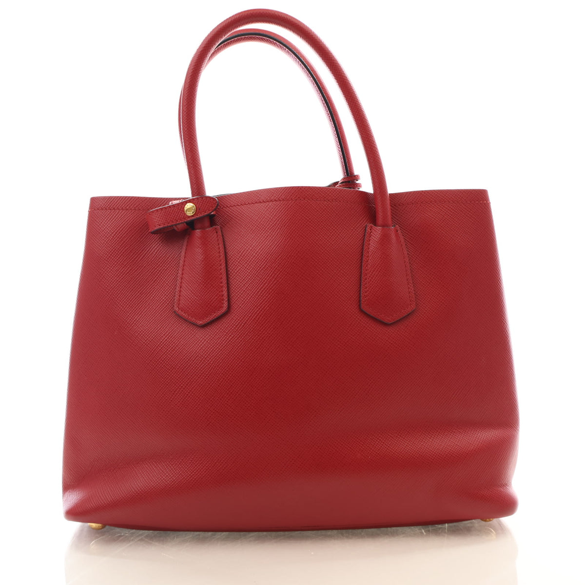 Pre-Owned Prada Tote Bag Medium Saffiano Lux Double, front view