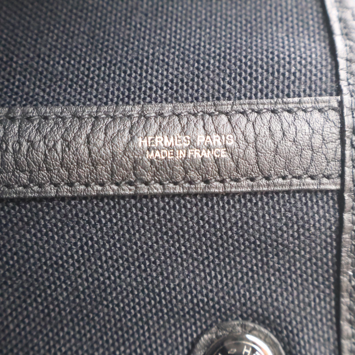 Hermes Noir Toile Garden Party Pockets Vertical Bag, photo 16 of 17