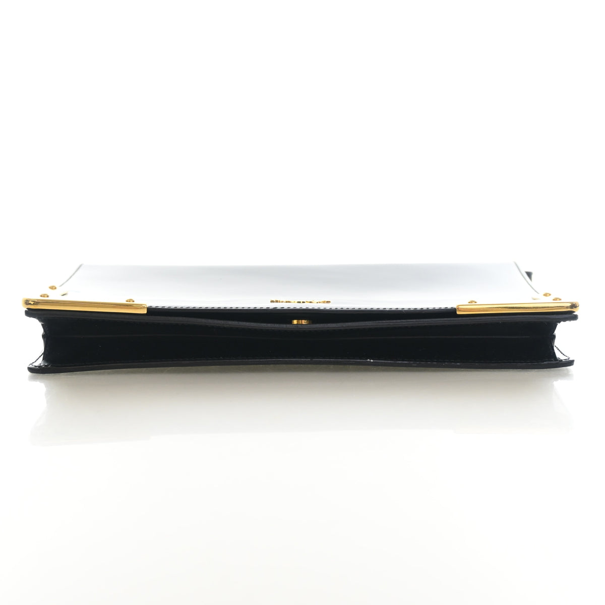 Pre-Owned Prada Pochette Spazzolato Bow, side profile, photo 9 of 13