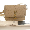 Saint Laurent Small Ostrich...