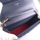 Chanel Tweed Wallet On Chai...