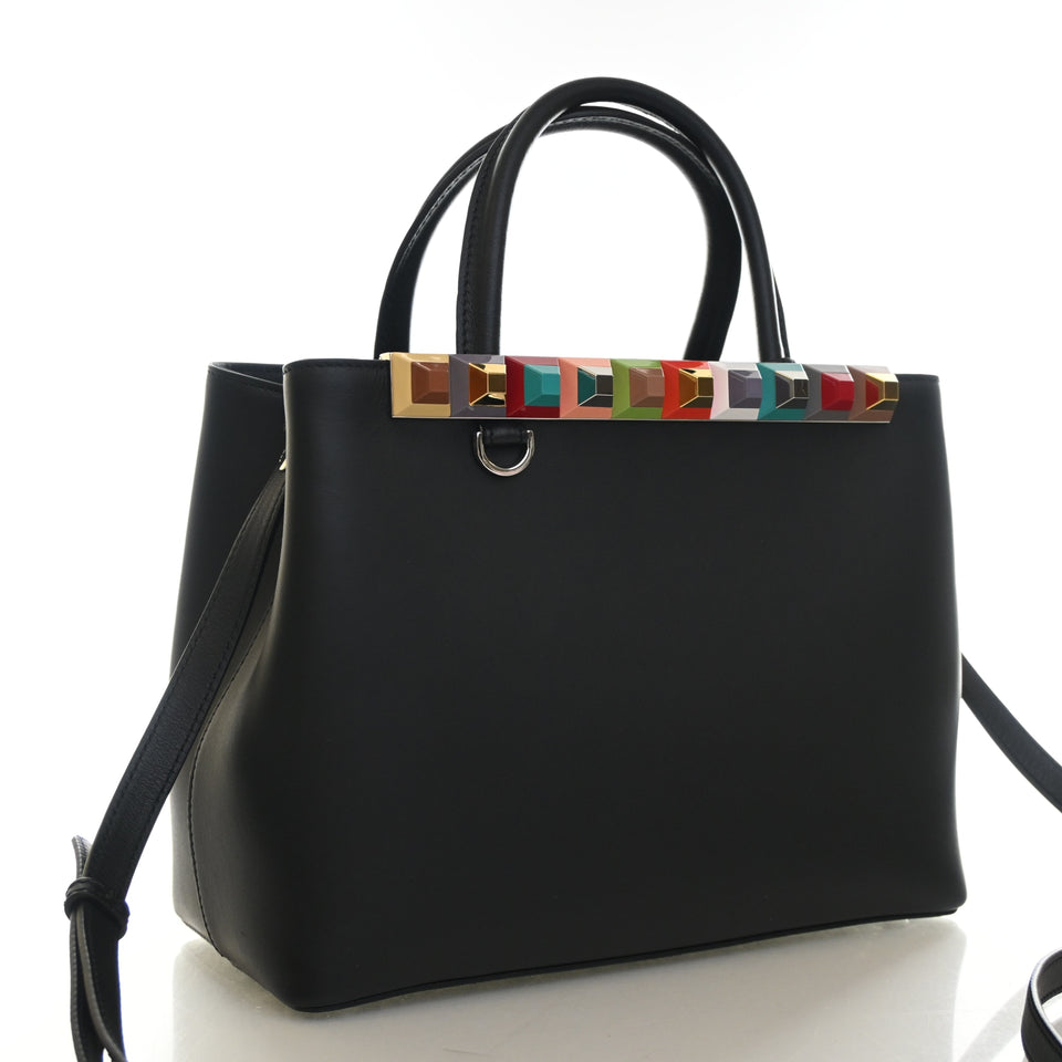 Fendi Petite Calfskin 2Jours Tote