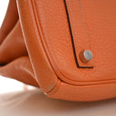 Hermes Orange H Clemence Bi...