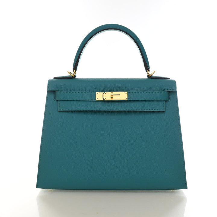 Hermes Bleu Paon Epsom Kelly 28
