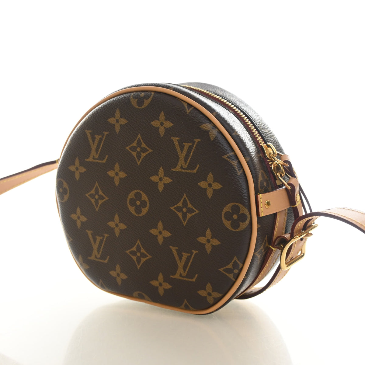 Pre-Owned Louis Vuitton PM Monogram Boite Chapeau Souple, three-quarter view, photo 3 of 13