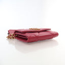 Chanel Red Lambskin 19 Card...