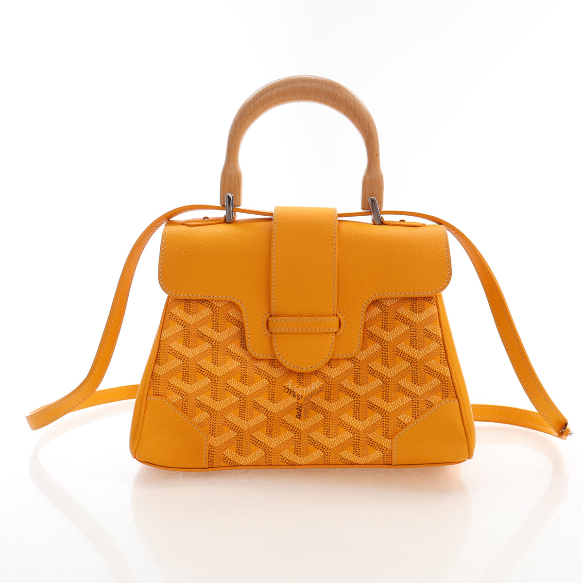 Pre-Owned Goyard Mini Goyardine Saigon, front view