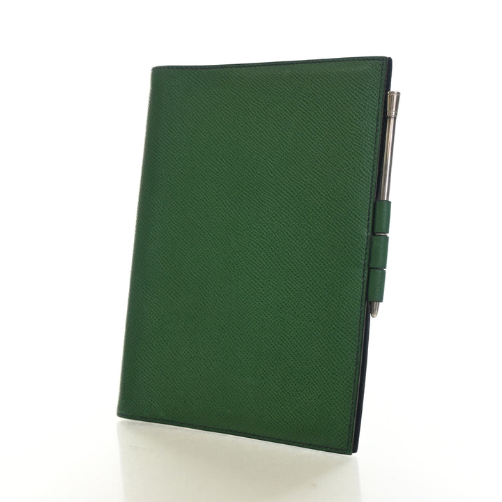 Hermes Vert Bengale Epsom Agenda Cover