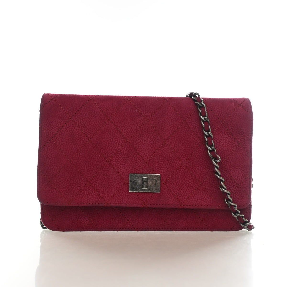 Chanel Suede Reissue 2.55 Wallet On Chain (WOC), photo 1 of 21