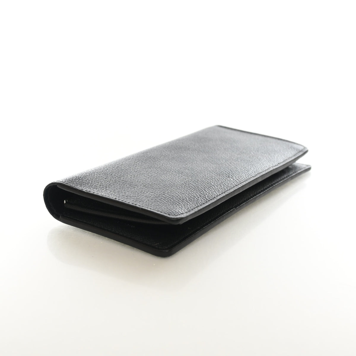 Pre-Owned Louis Vuitton Wallet Damier Eclipse Brazza, side profile, photo 6 of 11