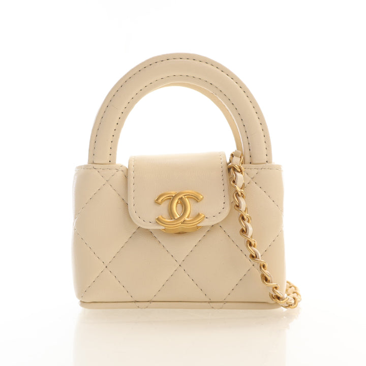 Chanel Mini Lambskin Kelly Bag Charm