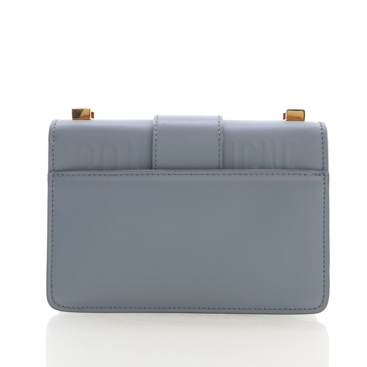 Pre-Owned Christian Dior Micro Calfskin 30 Montaigne, back view