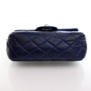 Chanel Mini Blue Lambskin C...