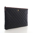 Chanel Large Lambskin Pouch