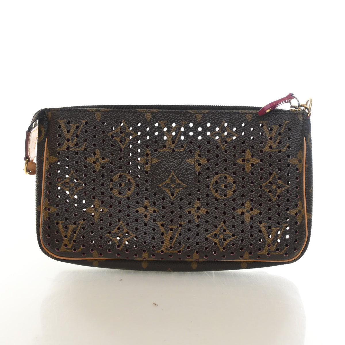 Vintage Louis Vuitton Pochette Monogram Perforated Accessoires, front view, photo 15 of 16
