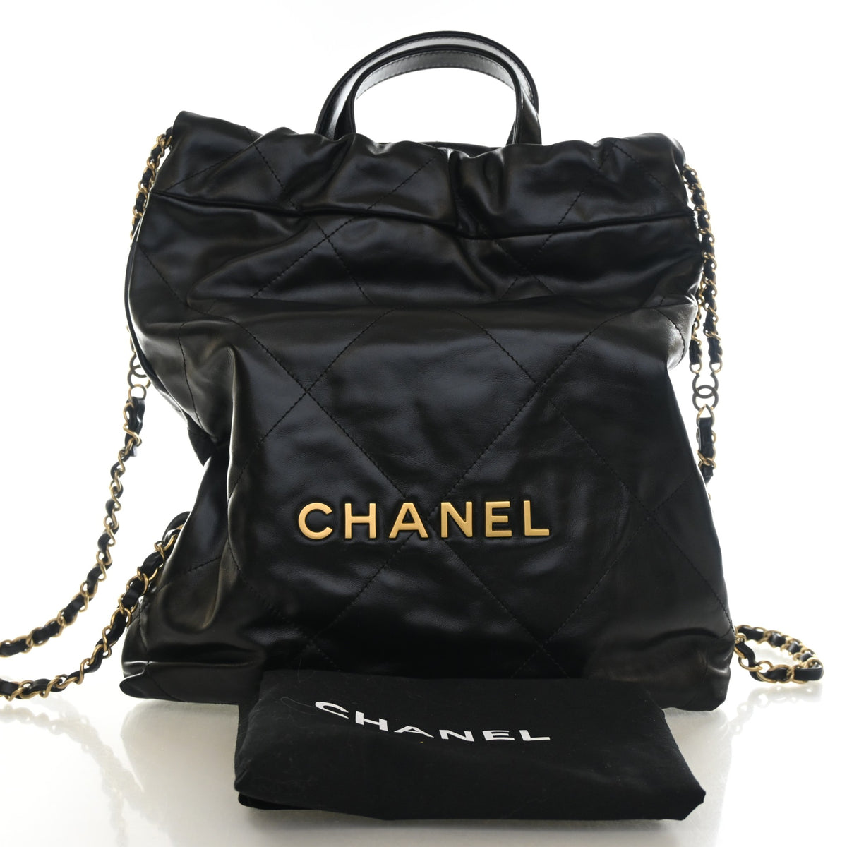 Chanel Shiny Calfskin 22 Backpack, photo 15 of 15