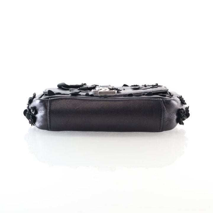 Saint Laurent Baby Floral Applique Monogram Chain Bag, photo 9 of 15