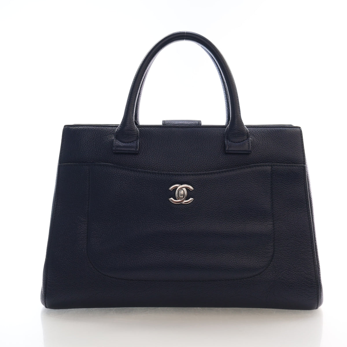 Pre-Owned Chanel Tote Bag Small Calfskin Neo Executive, front view
