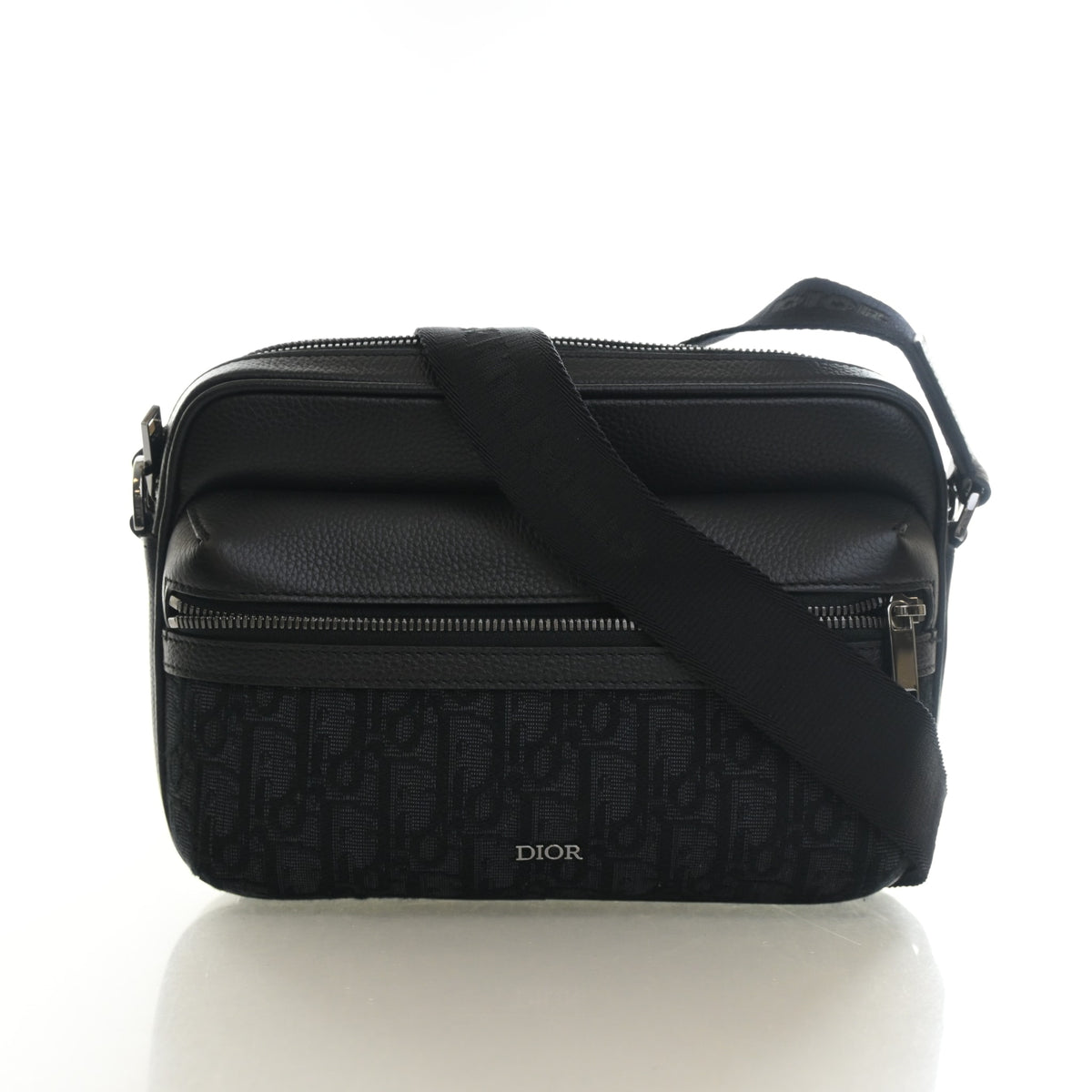 Christian Dior Calfskin Rider Zipped Messenger Bag, photo 1 of 12