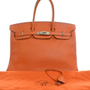 Hermes Orange H Clemence Bi...