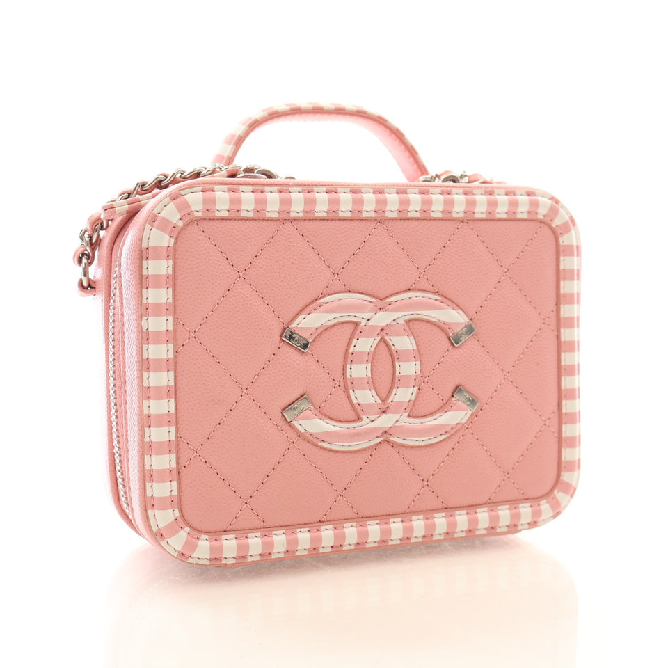 Chanel Caviar Filigree Vanity