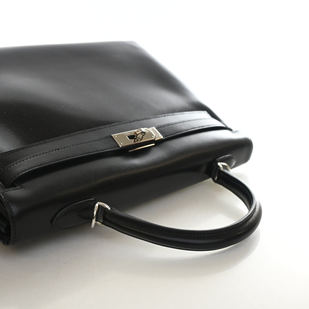 Hermes Noir Box Calf Kelly 35, photo 10 of 18
