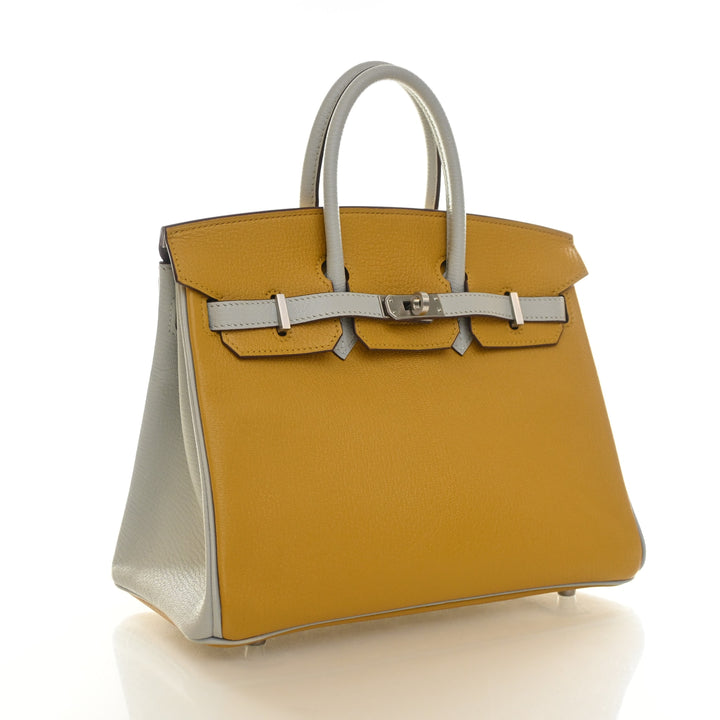 Hermes Moutarde Chevre Mysore Birkin 25