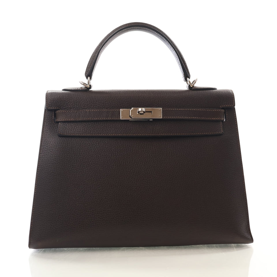 Hermes Chocolat Ardennes Kelly 32