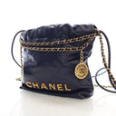 Chanel Mini Calfskin 22 Hobo