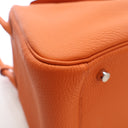 Hermes Orange H Clemence Li...
