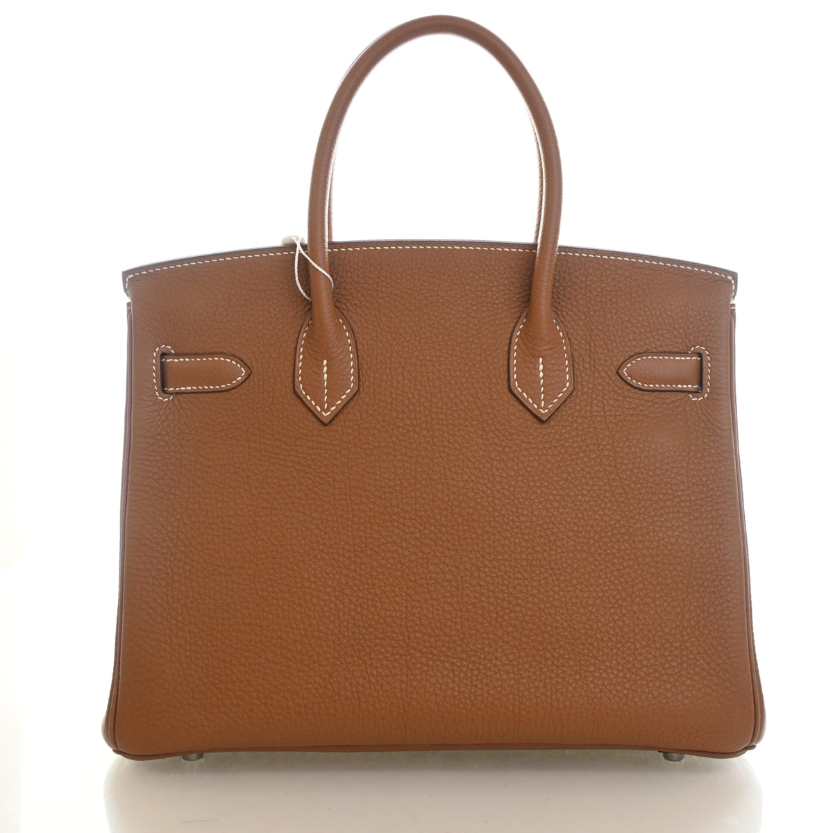 Pre-Owned Hermès Birkin 30 Gold Togo Leather, front view, photo 11 of 18