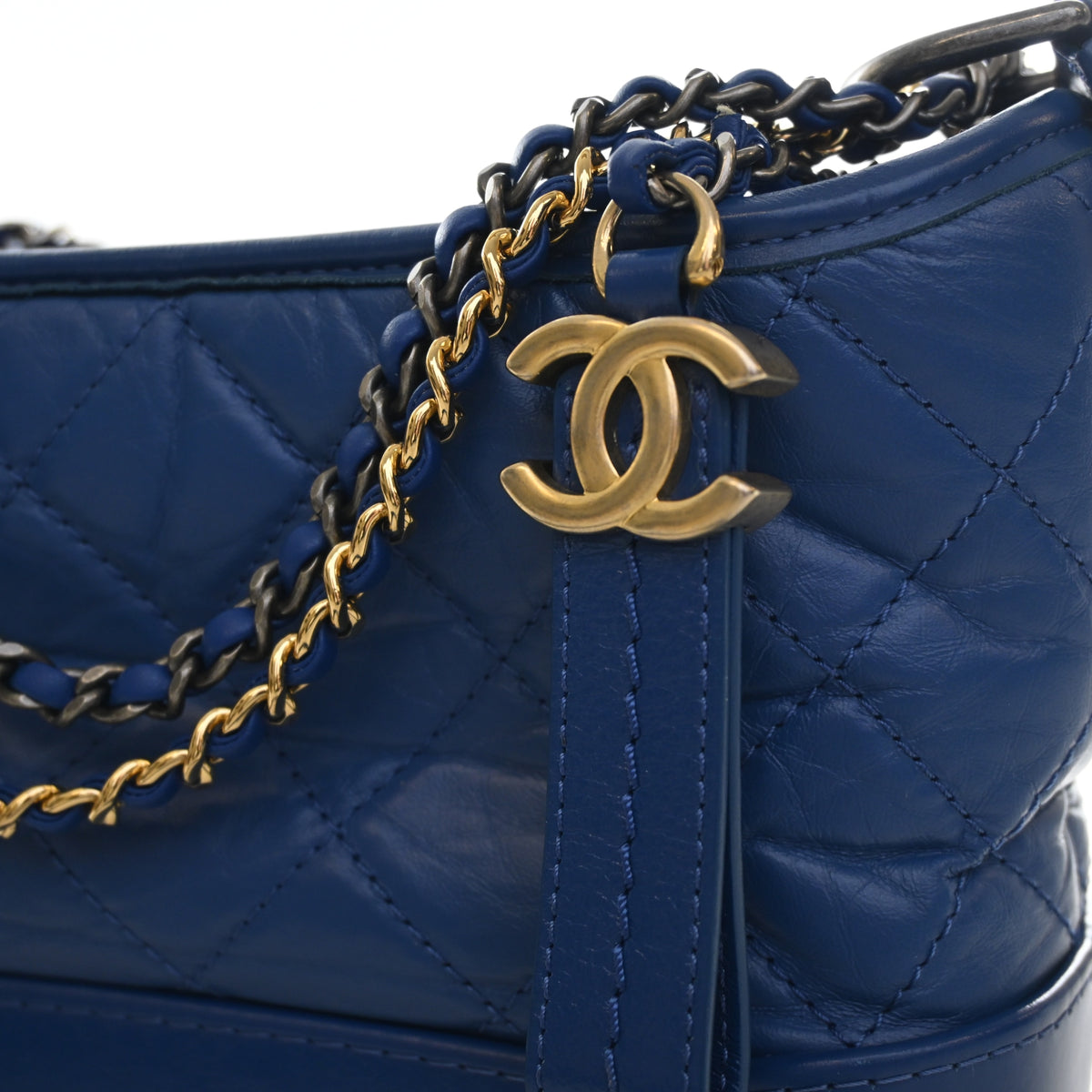 Chanel Vintage Small Aged Calfskin Gabrielle Hobo, photo 12 of 12