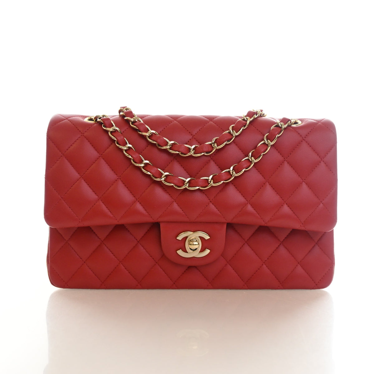 Chanel Medium Lambskin Classic Double Flap Bag, photo 1 of 17