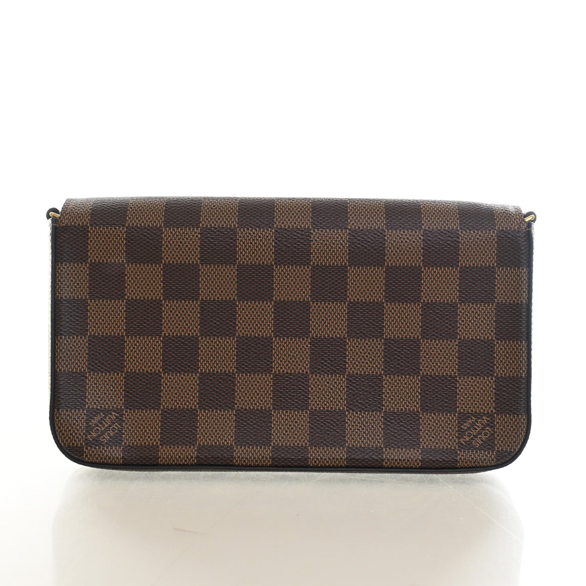 Pre-Owned Louis Vuitton Pochette Damier Ebene Felicie, back view