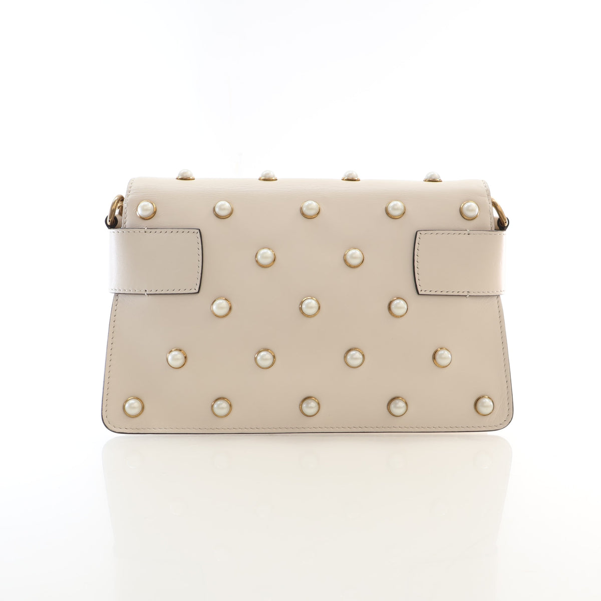 Pre-Owned Gucci Calfskin Broadway, back view