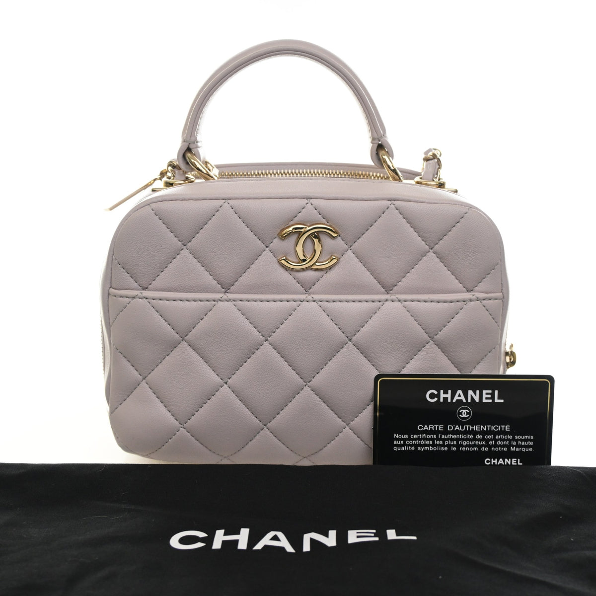 Chanel Lambskin Trendy CC Bowling Bag, photo 17 of 17