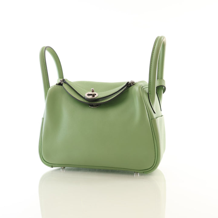Hermes Vert Criquet Swift Mini Lindy 20