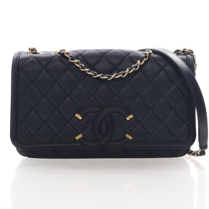 Chanel Medium Caviar Filigree Flap Bag, photo 1 of 16