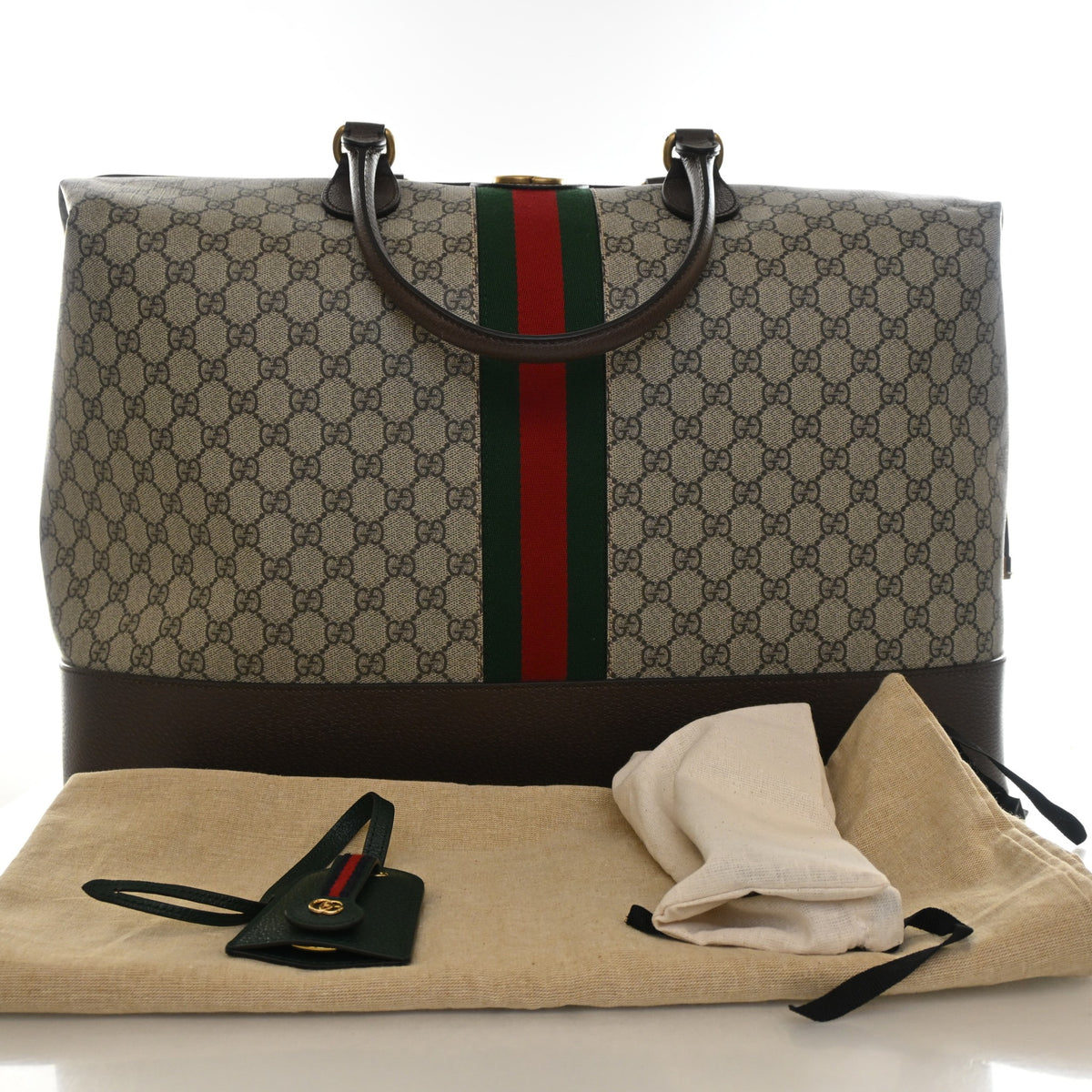 Gucci Large GG Supreme Savoy Duffle, photo 13 of 13