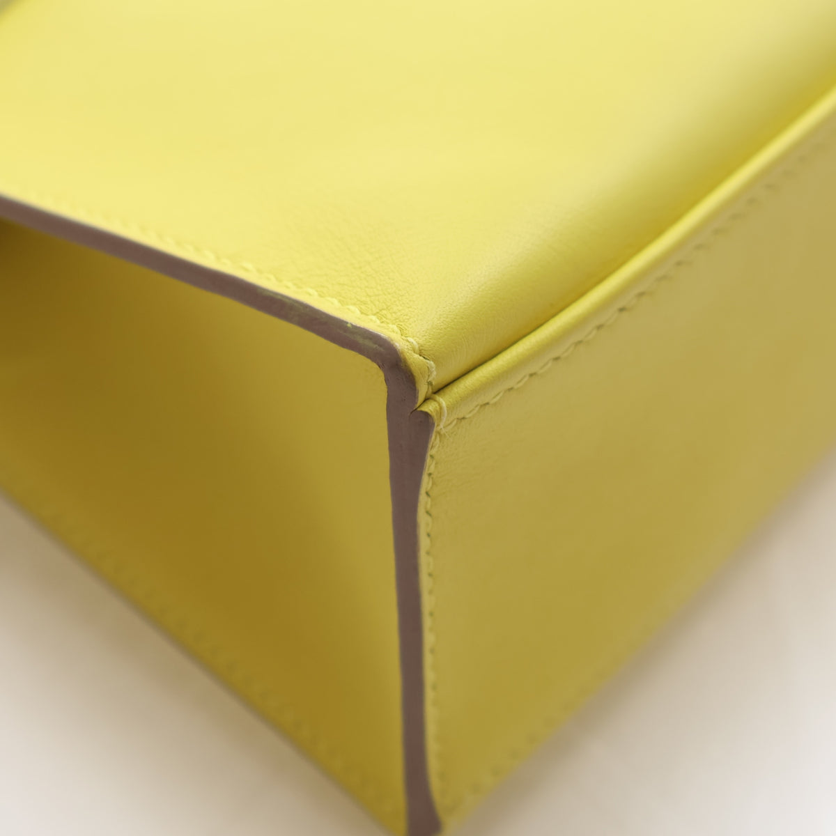 Hermes Jaune Citron Swift Kelly Pochette, photo 12 of 17